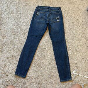 Good American Good Legs Womens Skinny Jeans Blue Denim SZ 6/28 Slim-Fit Mid-Rise